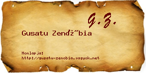 Gusatu Zenóbia névjegykártya